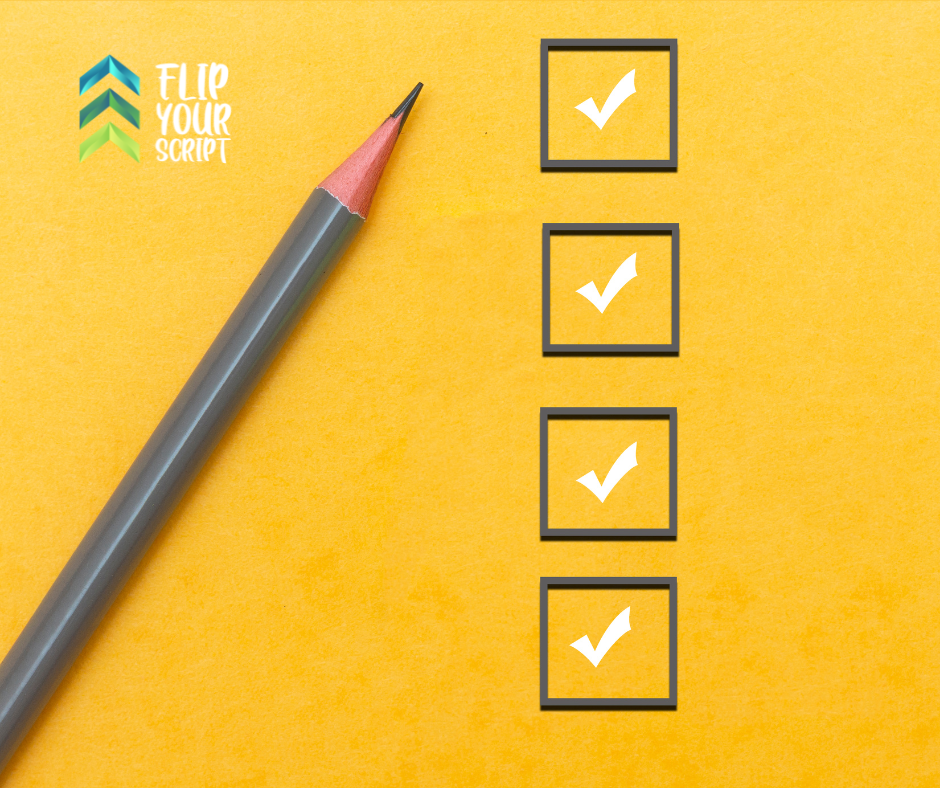 Flip Your Script: A Daily Checklist for Cultivating a Positive Mindset